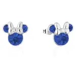 Disney Couture Kingdom - Minnie Mouse - September Birthstone Stud Earrings Silver