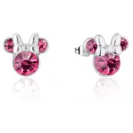 Disney Couture Kingdom - Minnie Mouse - October Birthstone Stud Earrings Silver