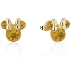 Disney Couture Kingdom - Minnie Mouse - November Birthstone Stud Earrings Yellow Gold