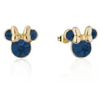 Disney Couture Kingdom - Minnie Mouse - December Birthstone Stud Earrings Yellow Gold