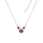 Disney Couture Kingdom - Minnie Mouse - June Birthstone Necklace Silver