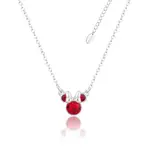 Disney Couture Kingdom - Minnie Mouse - July Birthstone Necklace Silver