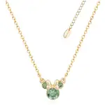 Disney Couture Kingdom - Minnie Mouse - August Birthstone Necklace Yellow Gold