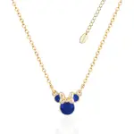 Disney Couture Kingdom - Minnie Mouse - September Birthstone Necklace Yellow Gold