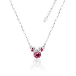 Disney Couture Kingdom - Minnie Mouse - October Birthstone Necklace Silver