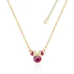 Disney Couture Kingdom - Minnie Mouse - October Birthstone Necklace Yellow Gold