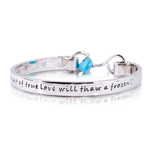 Disney Couture Kingdom - Frozen - Charm Bangle Junior Size White Gold