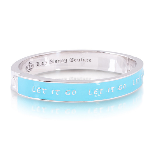 Disney Couture Kingdom - Frozen - Let it Go Bangle Adult Size White Gold