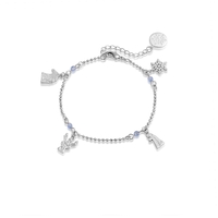 Disney Couture Kingdom Junior - Frozen 2 - Charm Bracelet White Gold