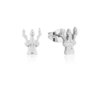 Disney Couture Kingdom Junior - Frozen 2 - Olaf and Sven Stud Earrings White Gold