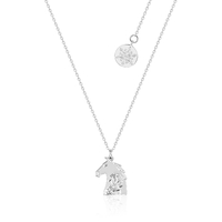 Disney Couture Kingdom Junior - Frozen 2 - Elsa and Nokk Necklace White Gold