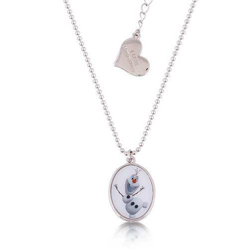 Disney Couture Kingdom - Frozen - Olaf Necklace White Gold