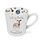 I Love My Greyhound Mug