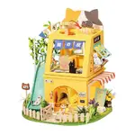Rolife Wooden Model - DIY Miniature House Cat House