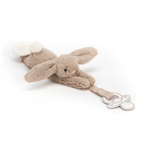 Jellycat Bunny Dummy Holder - Bashful Beige