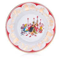 English Ladies Alice in Wonderland - Queen of Hearts - 15cm Plate