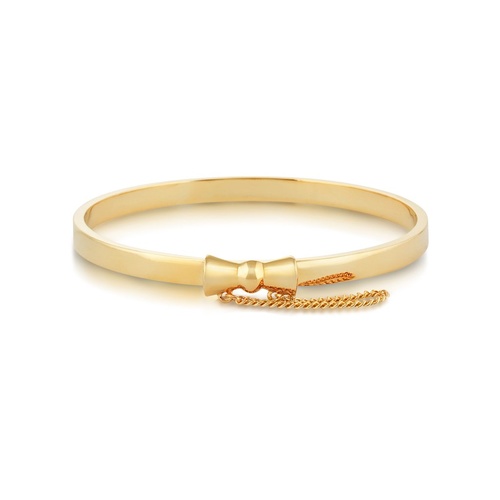Disney Couture Kingdom - Minnie Mouse - Bow Junior Bangle Yellow Gold