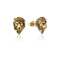 Disney Couture Kingdom - The Lion King - Adult Simba Stud Earrings Yellow Gold