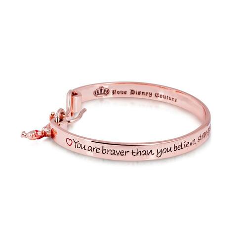Disney Couture Kingdom - Winnie the Pooh - You are Brave Bangle Rose Gold