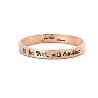 Disney Couture Kingdom - Snow White And The Seven Dwarfs - Fill The World With Sunshine Bangle Rose Gold