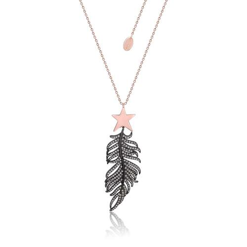 Disney Couture Kingdom - Dumbo - Magic Feather Necklace Rose Gold