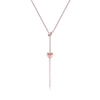 Disney Couture Kingdom - Aladdin - Jafar Snake Staff Necklace Rose Gold