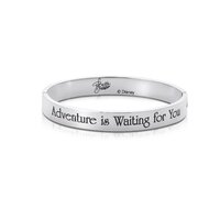 Disney Couture Kingdom - Beauty And The Beast - Princess Belle Adventure Is Waiting For You Bangle White Gold