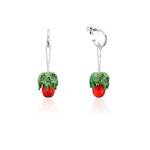 Disney Couture Kingdom - Snow White and the Seven Dwarfs - Evil Queen Poison Apple Earrings Silver