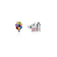 Disney Couture Kingdom - Up - Mix-Match House Stud Earrings White Gold