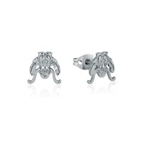 Disney Couture Kingdom - Mulan - Mushu Stud Earrings White Gold