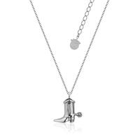 Disney Couture Kingdom - Toy Story - Woody Boot Necklace White Gold