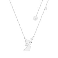 Disney Couture Kingdom - Fantasia - Sorcerer Mickey Necklace White Gold