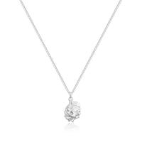 Disney Couture Kingdom - Moana - Conch Shell Necklace White Gold