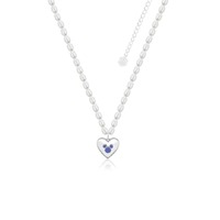 Disney Couture Kingdom - D100 - Mickey Mouse Pearl Necklace White Gold