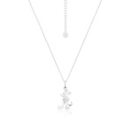Disney Couture Kingdom - D100 - Mickey Mouse Facet Necklace Silver