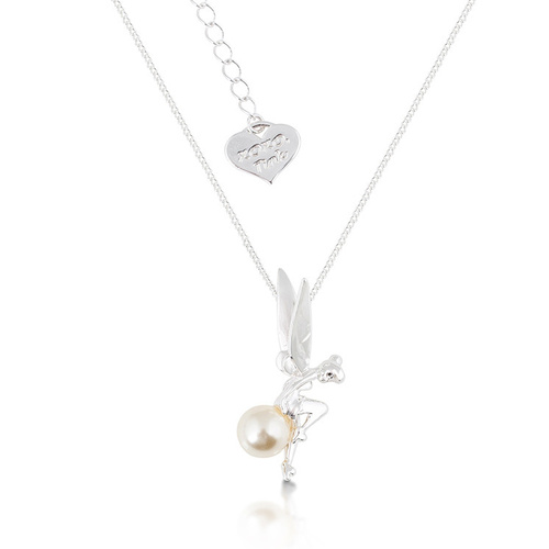 Disney Couture Kingdom - Tinkerbell - Pearl Necklace White Gold