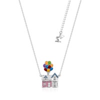 Disney Couture Kingdom - Up - House Necklace White Gold