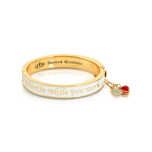 Disney Couture Kingdom - Snow White and the Seven Dwarfs - Whistle While You Work Bangle Yellow Gold