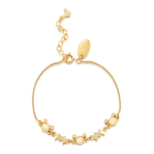 Disney Couture Kingdom - Minnie Mouse - Mickey and Minnie Mouse Bracelet Yellow Gold
