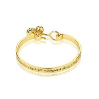 Disney Couture Kingdom - Winnie the Pooh - Friendship Bangle Yellow Gold