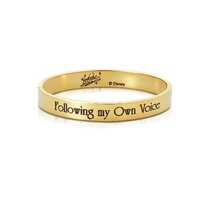 Disney Couture Kingdom - The Little Mermaid - Ariel Follow My Own Voice Bangle Yellow Gold