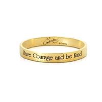 Disney Couture Kingdom - Cinderella Have Courage And Be Kind Bangle Yellow Gold