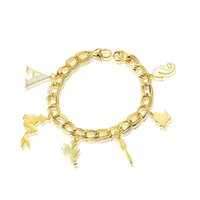 Disney Couture Kingdom - The Little Mermaid - Ariel Charm Bracelet Yellow Gold