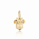 Disney Couture Kingdom - Minnie Mouse - 3D Head Charm Yellow Gold