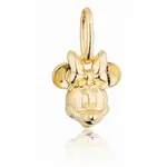 Disney Couture Kingdom - Minnie Mouse - 3D Head Charm Yellow Gold