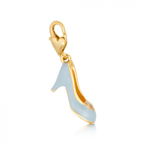 Disney Couture Kingdom - Cinderella - Slipper Bracelet Charm Yellow Gold