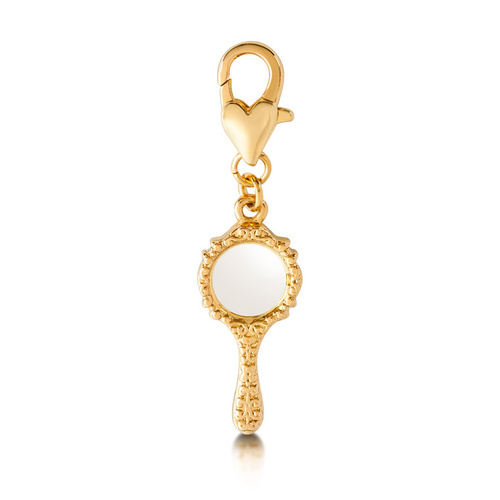 Disney Couture Kingdom - Snow White and the Seven Dwarfs - Mirror Mirror Bracelet Charm Yellow Gold