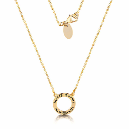 Disney Couture Kingdom - Signature Charm Necklace Yellow Gold