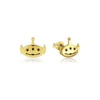 Disney Couture Kingdom - Toy Story - Alien Stud Earrings Yellow Gold