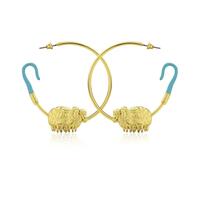 Disney Couture Kingdom - Toy Story - Bo Peep Hoop Earrings Yellow Gold